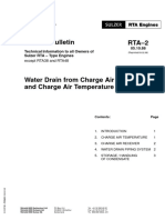 RTA-02 Water Drain From Charge Air Receiver and Charge Air Temperature