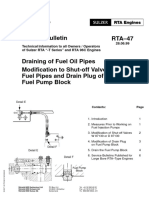 RTA-47 Draining of Fuel Oil Pipes