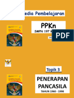 Materi PPKN 9 Topik. 3 - Penerapan Pancasila PD Tahun 1960 - 1998