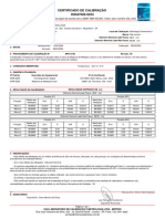 Certificado de Calibração D0047002-0224