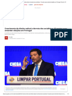 Crescimento Da Direita Radical e Derrota Dos Socialistas - 10 Pontos para Entender Eleições em Portugal - Mundo - G1