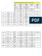 3 5 7 Semester BTech MTech Odd Regular Supplementary End Semester Exam Timetable Oct 2023 - Draft
