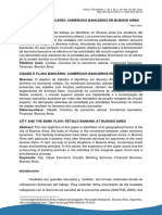 Ciudad y Flujo Bancario: Comercios Bancarios en Buenos Aires