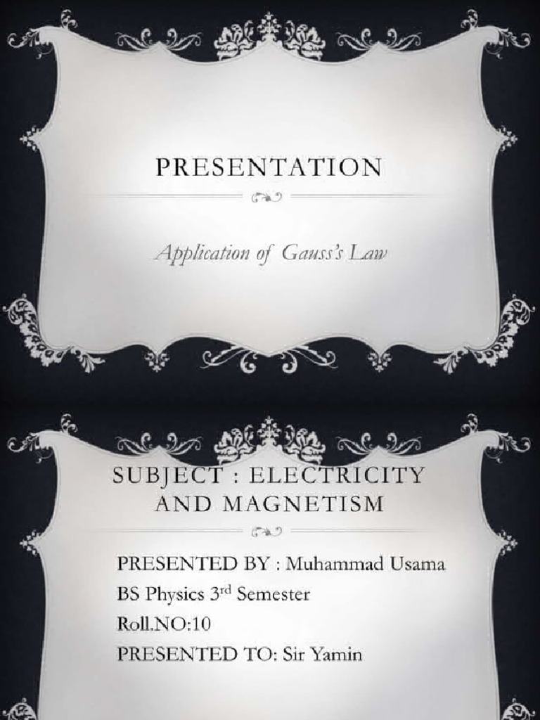 Gausss Law And Its Applications 1 Pdf