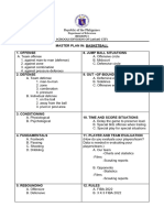 Sample Training Plan