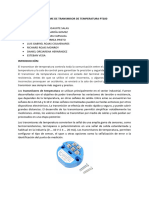 Informe de Transmisor y Sonda de Temperatura