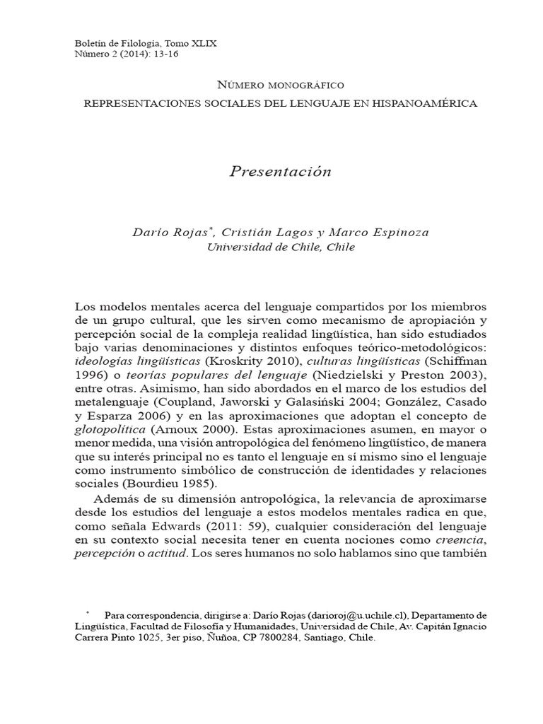 Número monográfico | PDF | Filología | Artes del lenguaje y disciplina