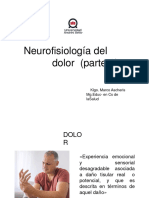 Clase 2-3. Neurofisiología Dolor