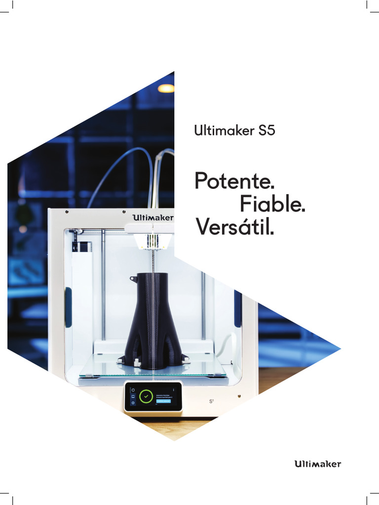 Ultimaker S5 ES | PDF | Impresión 3d | Impresora (Computación)