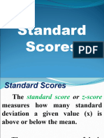 Standard Scores