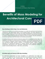 M4 - Benefits of Mass Modeling For Architectural Concepts