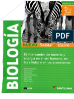 Biologia 4°. Nuevo Saber. santillana ( cebras tapa) (1)