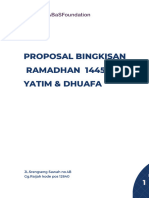 Proposal Bingkisan Yatim&dhuafa 1445 H