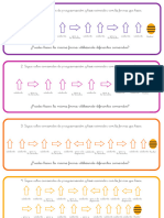 Tarjetas de Comandos de Codificación - Compatible Con Bee Bot