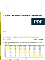 Compact Representation of Frequent Item Set