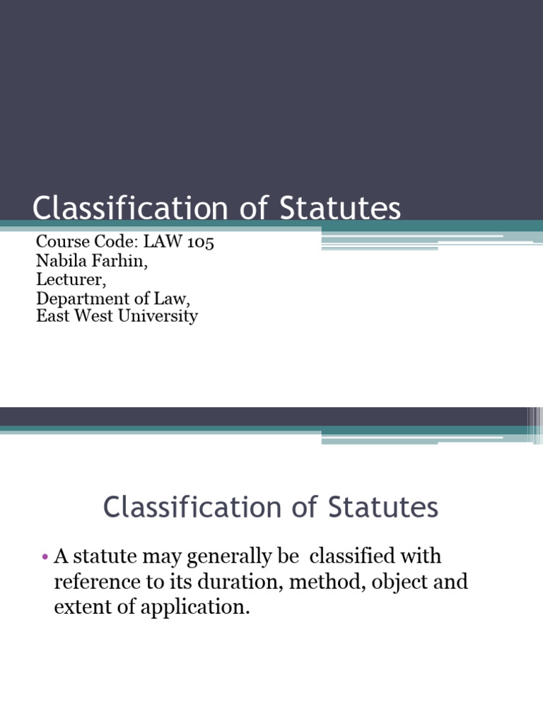 Need Of Interpretation Of Statutes India