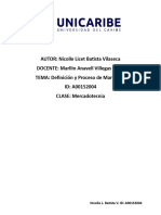 BATISTA VILASECA, NICOLLE LICET Unidad 1. Actividad 2. Definición y Proceso de Marketing.