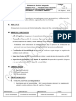 Procedimiento para La Presentación y Revisión de Requistos de Calidad, Medio Ambiente, Seguridad y Salud en El Trabaj