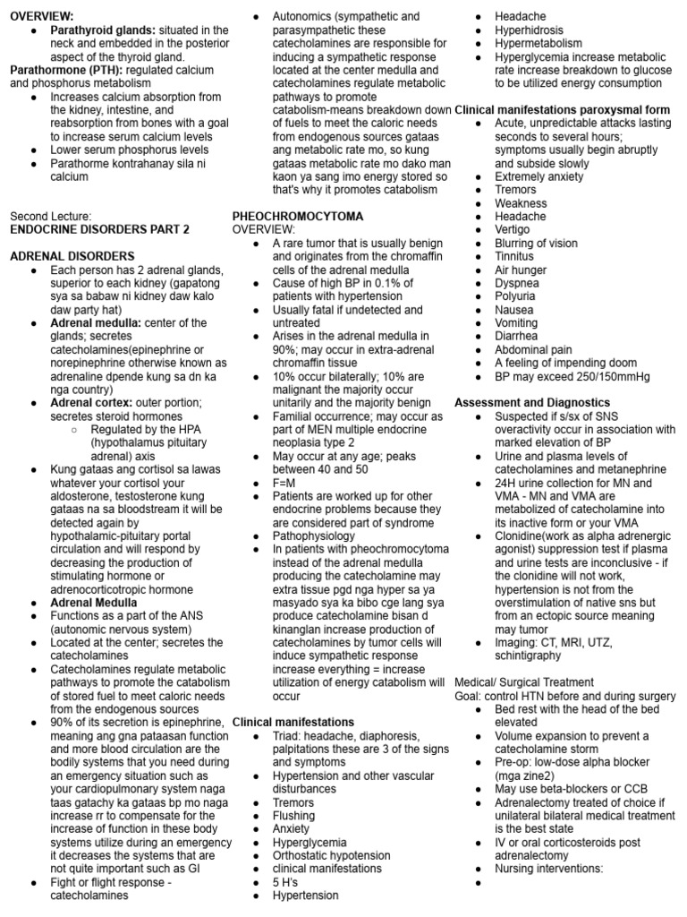 midtermsmslecture-pdf-adrenal-gland-endocrine-system