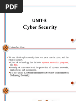 Unit 3 Cyber Security