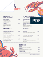 Restaurant Menu, Diseño