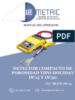 Manual Detector de Porosidad DC15 1 OK 2