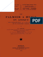 Le Palmier À Huile en Afrique, Son Exploitation Au Congo Belge Et en Extrême-Orient - 1939
