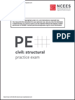 PE Civil - Structural Practice Exam