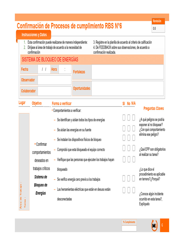 Confirmación de Cumplimiento RBS N°6 | PDF | Informática