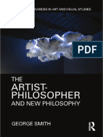 The Artist-Philosopher and New - George Smith