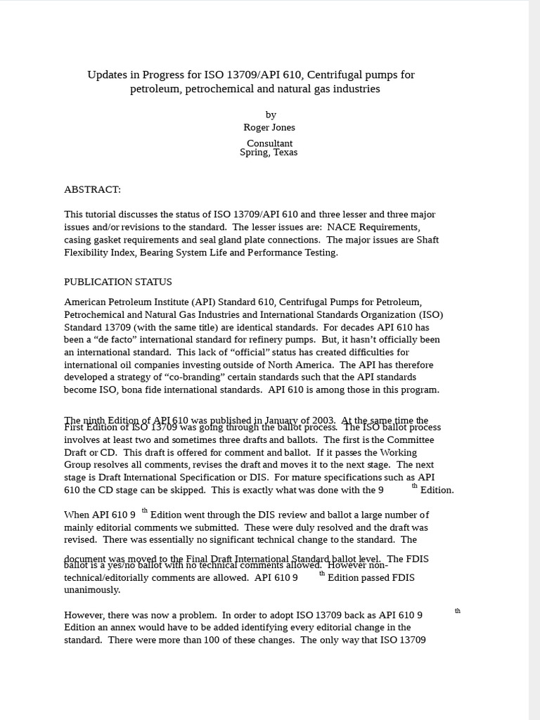 Vdocuments - MX - Api 610 Notespdf | PDF | Pipe (Fluid Conveyance) | Leak