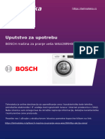 Uputstvo Za Upotrebu Bosch Masina Za Pranje Vesa Wau28rh0by 63ca71f4d5783