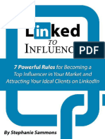 Linked To Influence 7 Powerful Rules For Becoming A Top Influencer