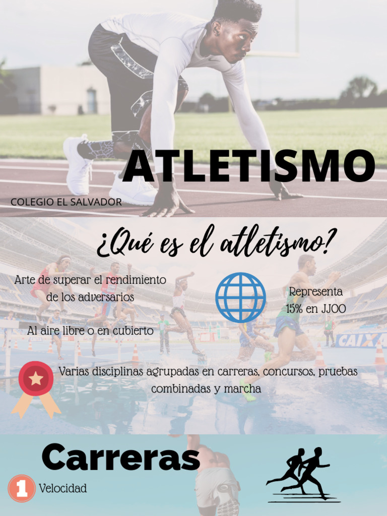 PRESENTACIÓN ATLETISMO | PDF | Deporte del atletismo | Juegos de ...
