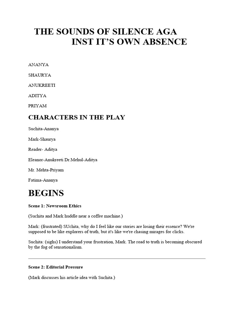 THE SOUNDS OF SILENCE AGA INST IT PDF