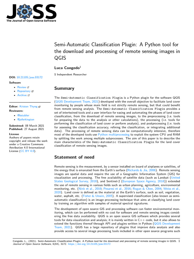 Python QGIS | PDF | Remote Sensing | Geographic Information System