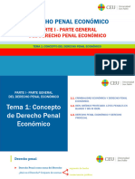 Tema 1 - Concepto Derecho Penal Económico