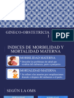 Tema 1 Indice de Morbilidad y Mortalidad Materna y Perinatal