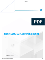ERGONOMIA E ACESSIBILIDADE - Aula 5 - Design