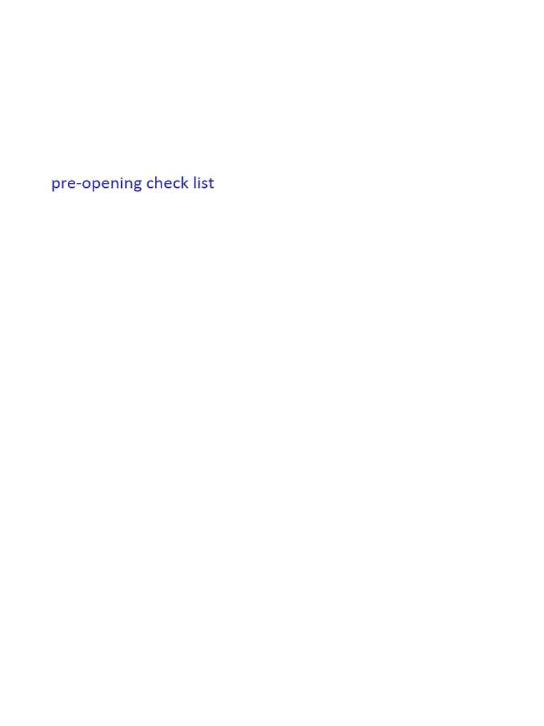 Critical Path Pre Opening Hotel | PDF | Menu | Housekeeping