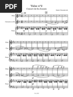 Valse N°2 - Chostakovitch - 1956 | PDF