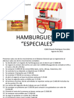 2) Hamburguesas Especiales