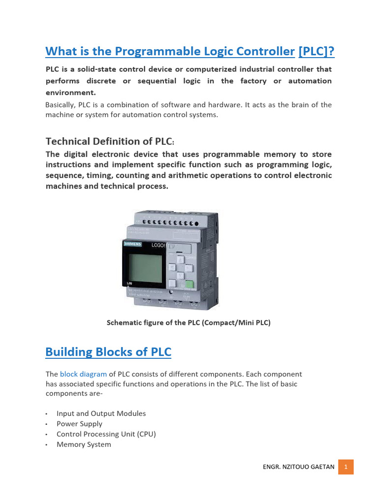 PLC Industrial Auto | PDF | Programmable Logic Controller | Input/Output