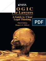 Ruggero J. Aldisert, Agatha D. Aldisert - Logic For Lawyers - A Guide To Clear Legal Thinking, Third Edition