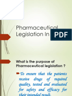 Pharmaceutical Legislation in India