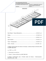 Combinações para ELS Deslocamentos Excessivos