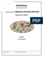 CENTRAL VENOUS ACCESS DEVICE Resource Book 2011