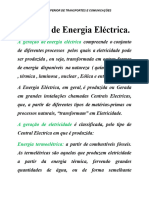 Geração de Energia Eléctrica Aula de Amanha