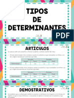 Carteles Tipos de Determinantes