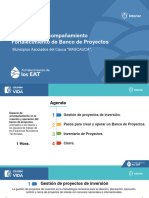 1era Reunión de Acompañamiento Banco de Proyectos - MASCAUCA